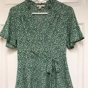 Tie Waist Floral Top